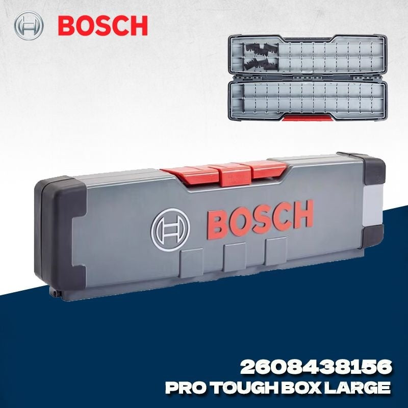 BOSCH 2608438156 Caixa Robusta PRO Grande para Acessórios Serra Sabre Caixa de Armazenamento de Lâminas Acessórios para Ferramentas Elétricas Bosch