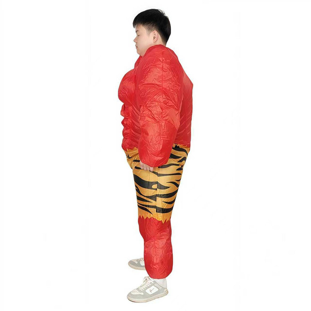 Halloween Adult Muscle Inflatable Cosplay Costume Anime mach Set Mascot Christmas Party Stage Performance