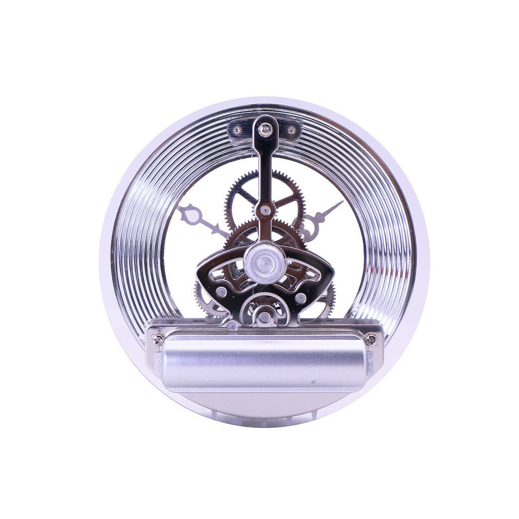 DIY Creative Mechanical Clock Ornament Frameless Metal Skeleton Clock Movement Home Silent Clock Living Room Office Decoration