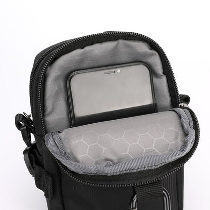 Waist Pack Men's Casual Travel Purse Waterproof Belt Zipper Tactical Outdoor Fanny Pack Phone Pocket Chest Sling Bag