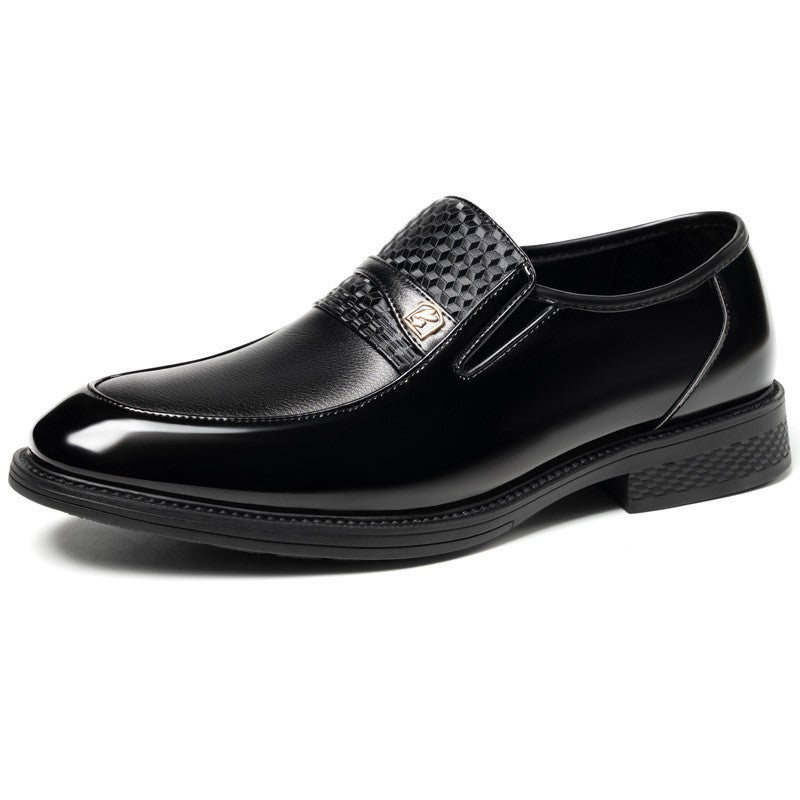 Business Formal Leather Shoes for Men Solid Color Fashion Casual Loafers Male Spring Autumn New Designer Dress Shoes Man