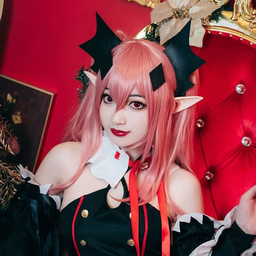 Krul Tepes Cosplay Anime Seraph Of The End Costume Wig Cosplay OwarI No Seraph Halloween Party Role Play Clothing Suit