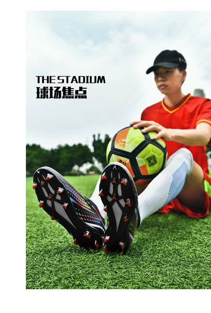 New Men Ultralight Soccer Shoes TF/FG Professional Football Boots Unisex Non-Slip Training Soccer Cleats Outdoor Field Chuteira