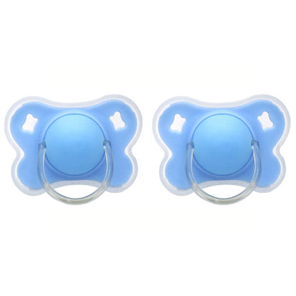 4-Color Silicone Baby Pacifier with Thumb & Round Nipple,Daily Use Flower Design Soother Pacifier with Cover for Kids