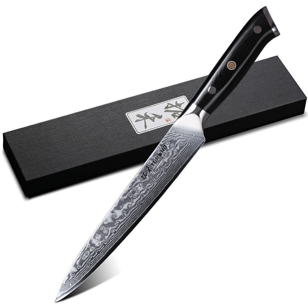 TURWHO Chef Knife 1-5 PCS Kitchen Knives Set 67 Layer Damascus Steel Japanese Nakiri Santoku Cleaver Slicing Bread Utility Knife