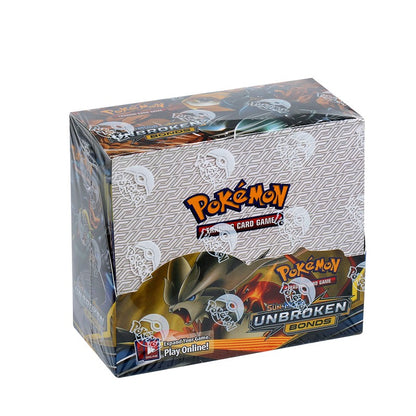 324/360Pcs/Set Pokémon Estrelas Cintilantes União de Equipes Escuridão Incendiária Sol Lua Evoluções Cartão Booster de Batalha de Negociação em Inglês
