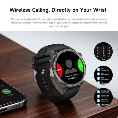 2026 Novo Smart Watch Masculino Relógio 6 AMOLED HD Tela Multi-Esporte Chamada Bluetooth GPS Trajetória Frequência Cardíaca Oxigênio no Sangue SmartWatches