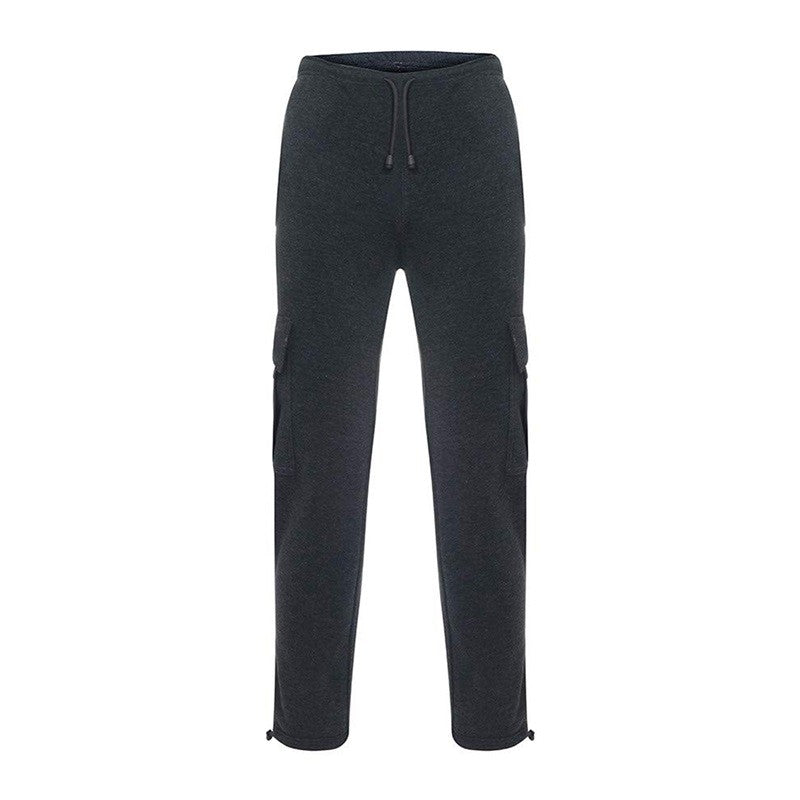 Men’s Loose Cargo Pants Casual Drawstring Elastic Waist Wide Leg Athletic Sweatpants Outdoor Trousers