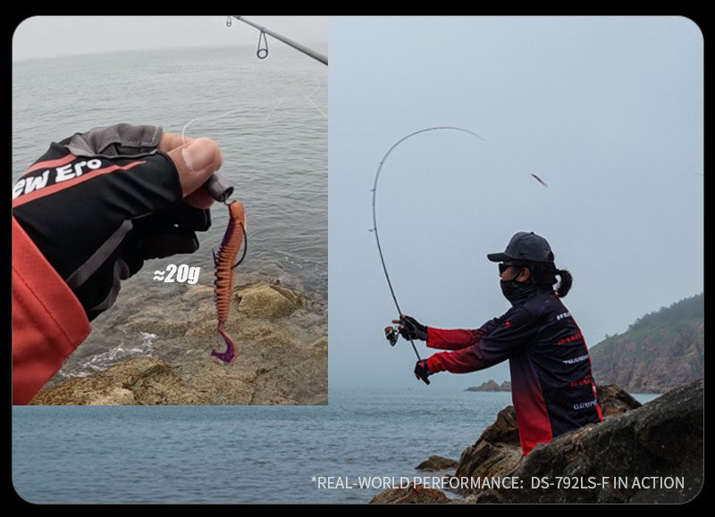 PURELURE NDMBLS Toray M46X 0.5-12g Isca Macia Ação EXF Armação FUJI de Titânio e Anel SIC Ponta Sólida de Carbono Perca Black Bass Lúcio Lúcio-Perca