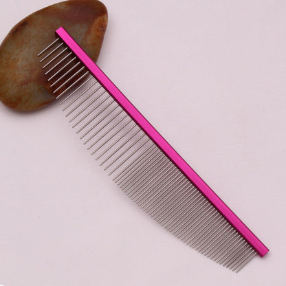 Pet Grooming Combs Aluminum Alloy Brush For Dogs Boundary Knot Massage Tools Professional Salon Cat Hair Cleaning Crescent 7900#