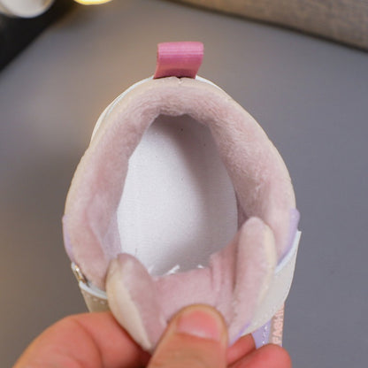 2023 Children sports Fashion shoes  winter warm walking shoes Casual sneakers for kids