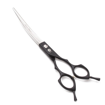 Purple Dragon 6.5" 7" Japão 440C Tesouras de Tosa para Cães Tesouras Retas Tesouras Desbastadoras Tesouras Curvas para Cima/Baixo Tesouras para Animais de Estimação Z4009
