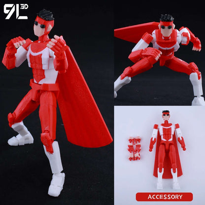 Boneco de Ação Multiarticulado 3D Impresso Dummy13 Homem-Aranha 9L3D Colecionável Marvel com Braços Articulados Boneco para Animação Stop Motion