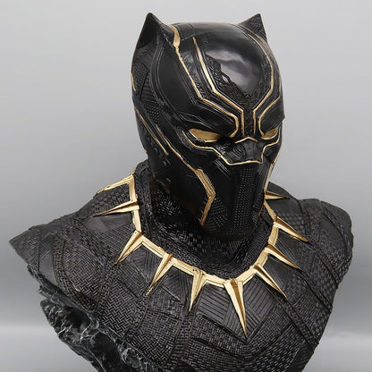 Iron Man Panther Bust Anime Figure Statue marvel Avengers Large Figure Living Room Ornament Resin Collection Gift Toys