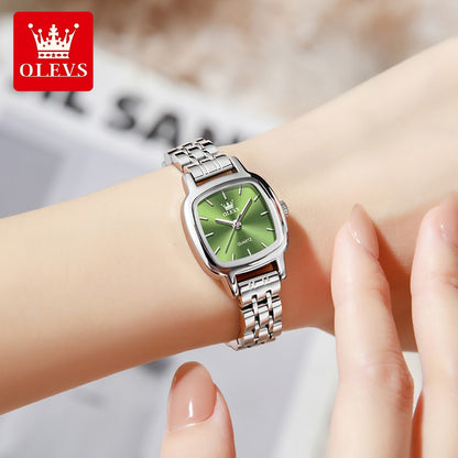 OLEVS 5675 Women Watches Elegant Ladies Square Quartz Watch Waterproof Luminous Wristwatch For Girlfriend Lovers Gift Reloj
