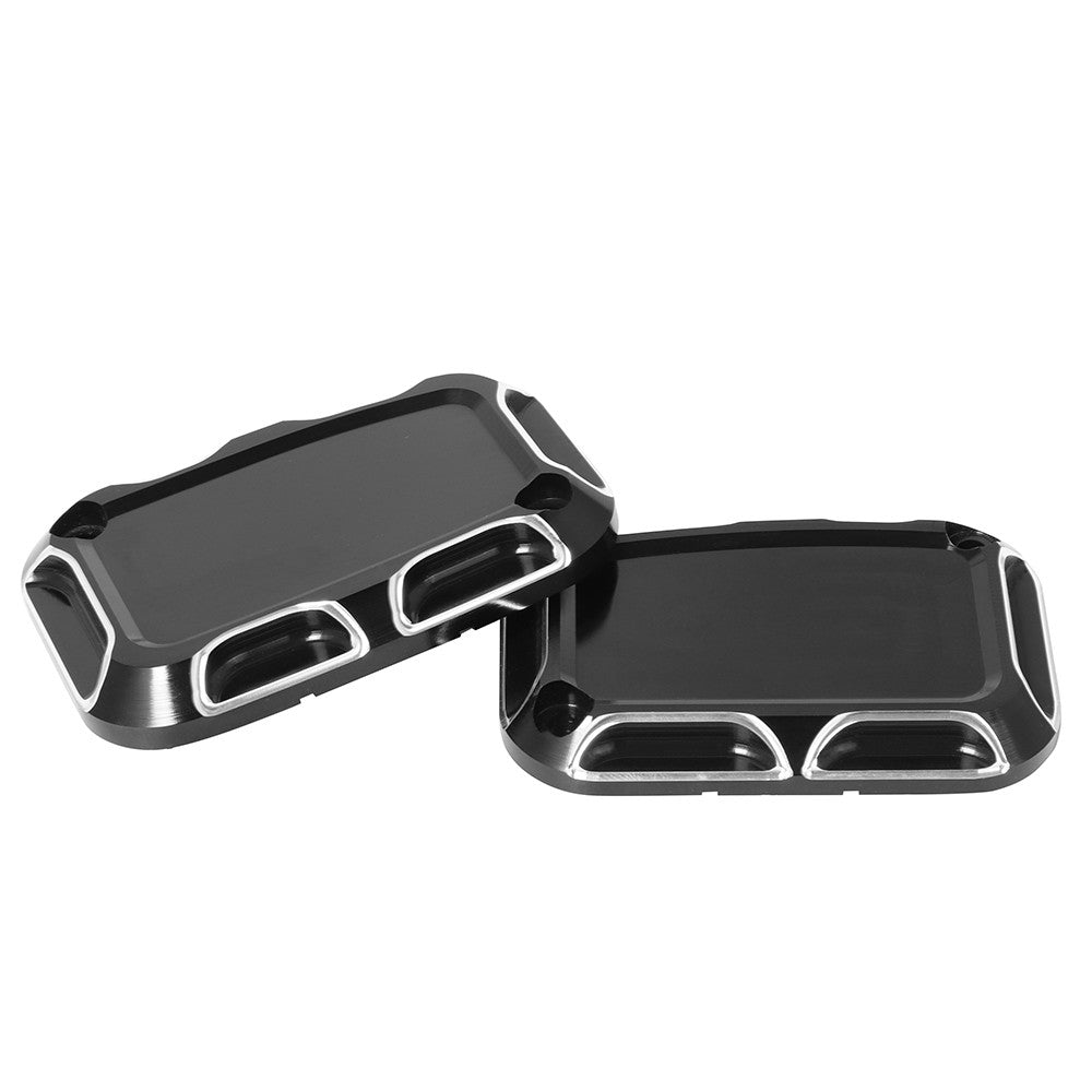 Tampa do Reservatório de Freio Mestre CNC de Moto Dianteira e Traseira para Harley Touring Road King Street Electra Glide Ultra V-Rod Night Rod