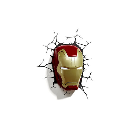 3D Wall Breaking Iron Man, Captain America, Decoration Cute Cartoon Stickers Waterproof Stickers For DIY Scrapbooking,