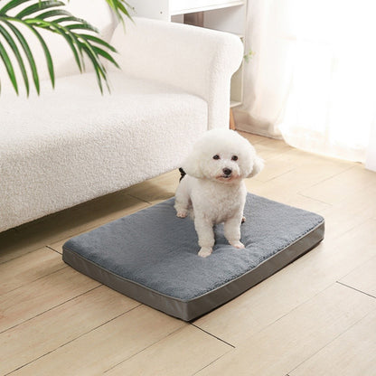 Tapete para Cama de Cachorro com Zíper Removível Colchão para Pets Tapete para Dormir Lavável para Cachorros Almofada para Animais de Estimação, Adequado Para o Inverno