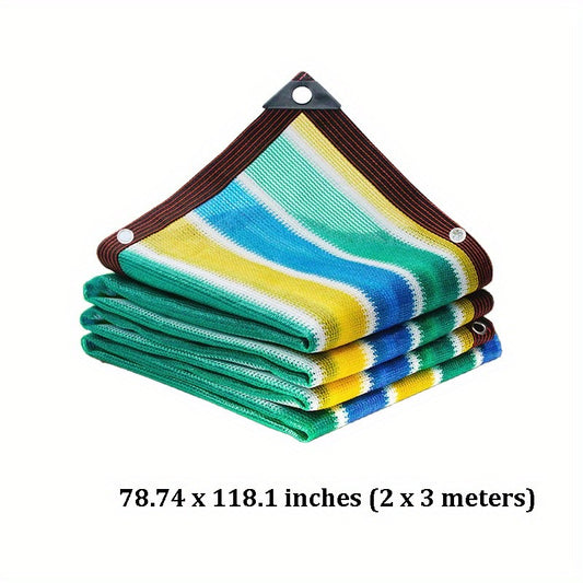 Durable outdoor sunscreen mesh - garden, greenhouse, doghouse breathable mesh cover - plant protection, easy to hang weather