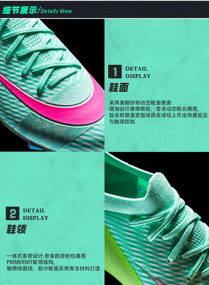 New Men Soccer Shoes TF/FG Society Match Cleats Football Field Boots Indoor Professional Training Original Women Football Shoes