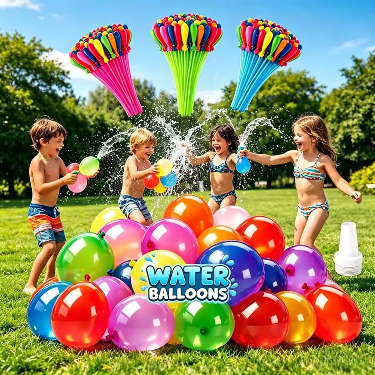 111/222/333Pcs Water Balloons Rapid Injection Funny Summer Outdoor Water Balloon Bombs For Kids and Adults Beach Water Fight Toy