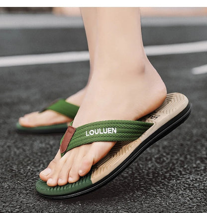 Men Flip Flops Summer Beach Slippers Fashion Breathable Casual Beach Men Slippers Summer Outdoor