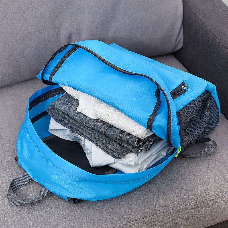 Mochila Dobrável para Camping Caminhada Ultraleve Dobrável Bolsa de Viagem Daypack Esportiva para Homens e Mulheres