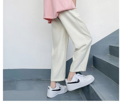 2025 Loose Men's Suit Solid Color Blazers Formal Office Pants Business Trousers Community Fashion Dress Korean Male Clothing X40