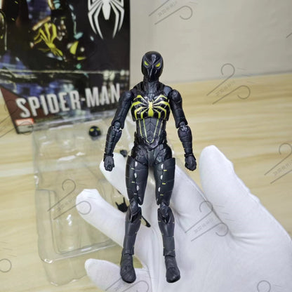 Boneco Articulado Homem-Aranha Versão do Jogo Peter Parker Marvel Legend Spiderman Modelo Anime Colecionável Presente
