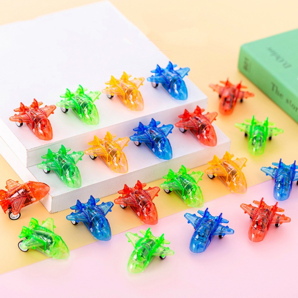12-36 Pcs Cartoon Pull Back Plane Kids Birthday Wedding Guest Kindergarten School Party Gift Carnival Christmas Pinata Gift Pack