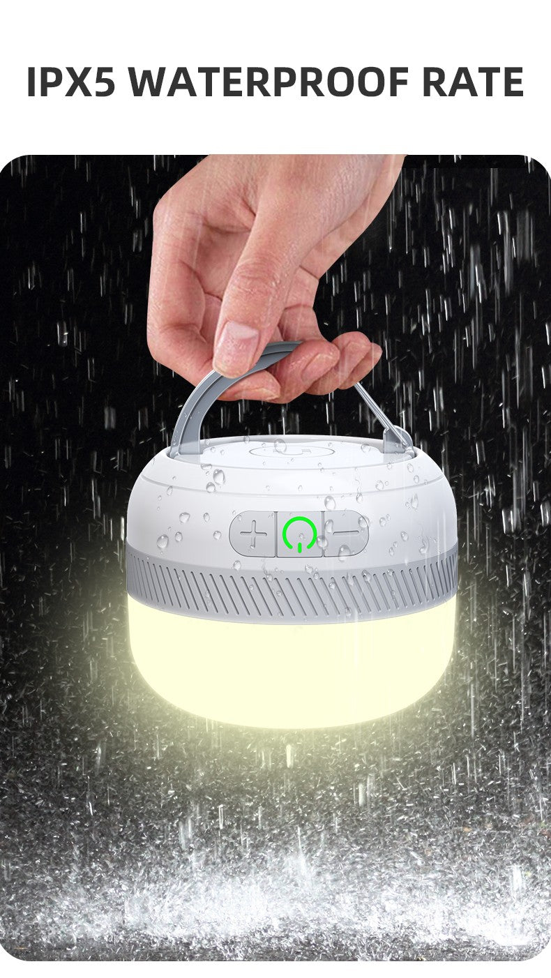 Lanterna de acampamento LED externa LV10 230 horas Recarregável com ímã Acessório de iluminação Luz de emergência portátil