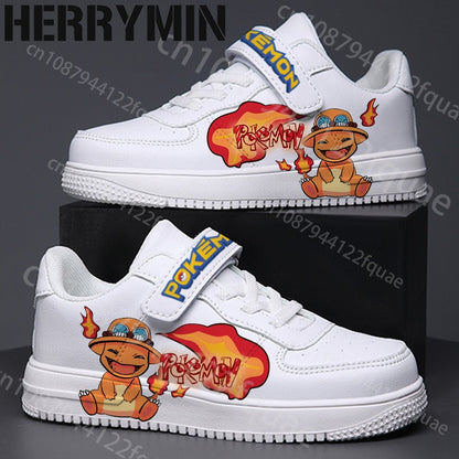 Pokemons children's Pikachu Charmander sneakers girls boys shoes Casual Kid Running Fashion Sports 7 and 18 year old Shoes Gift