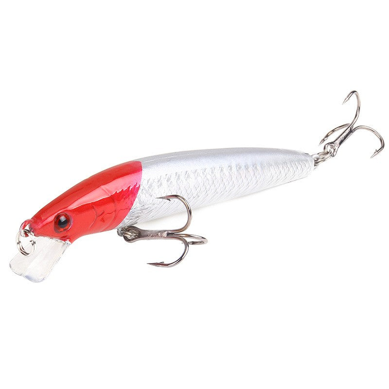 Long Tail Minnow Fishing Lure 10cm 9g Floating Hard Bait Artificial Wobbler Crankbait 3D Eye 10 Color Carp Perch Fishing Tackles
