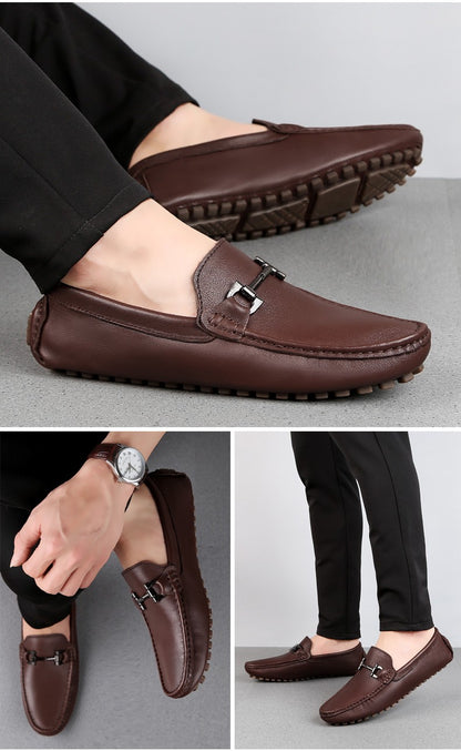 2025 Fashion Italian Loafers Dress Shoes Men Loafers Patent Leather Oxford Shoe for Men Formal Mariage Wedding Shoes