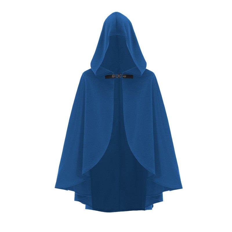 Medieval Retro Hooded Cloak Halloween Grim Reaper Wizard Cosplay Cloak Versatile Costume Accessory Cosplay Costume for Women Men