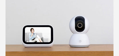 Câmera de Segurança Inteligente Xiaomi 360° Mi PTZ 2K Webcam 1296P 3 Megapixel Detecção Humana por IA Visão Noturna Webcam Funciona com Miji
