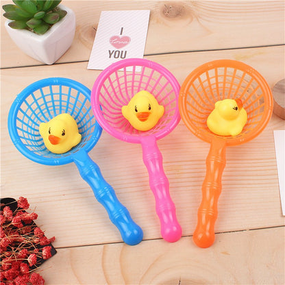 3/6/12PCS Mini Fun Summer Beach Plastic Small Mesh Bag Catch Fish Parent Child Interaction Gift bathroom Play in The Water