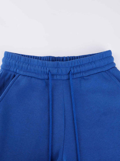Calça de Moletom Masculina Estampada Torre Eiffel Paris França Bolso Y2K Cintura Elástica Calça Versátil Outono Moda Casual
