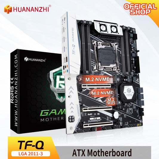 Placa-mãe HUANANZHI X99 TF Q LGA 2011-3 XEON X99 ATX Intel XEON E5 LGA 2011-3 Todas as Séries compatível com memória DDR3 DDR4 RECC NON-ECC