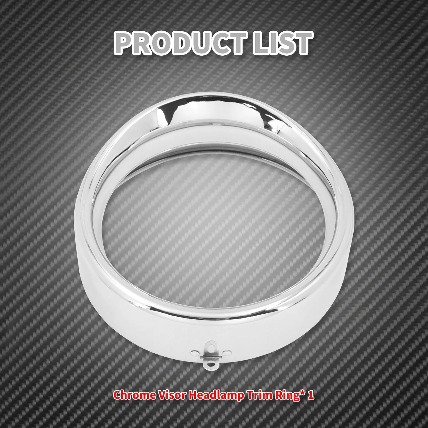 Moldura do Visor da Motocicleta Aro do Farol Anel de Acabamento Capa do Farol de LED Para Harley Softail Fat Boy FLSTC FLST FLSTFB 1994-2017 FLRT 15-Up