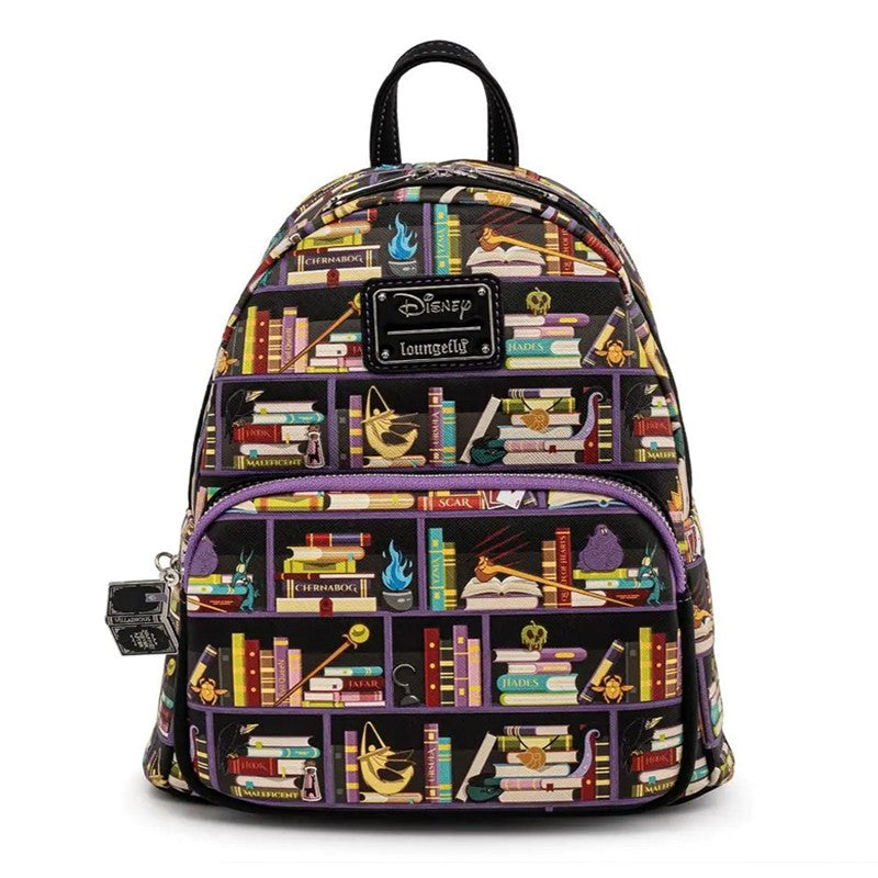 Nova carteira mochila mini Loungefly Disney A Bela e a Fera Bela Vitral Retrato