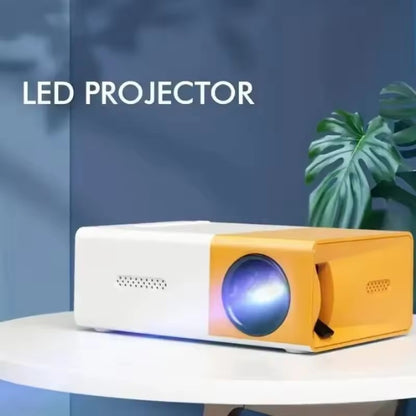 Projetor Mini Portátil YG300 LED Externo HD 1080P Projetor Móvel YG300 USB Projetor Infantil Ultra Nítido