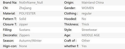 Women's Jacket New Korean Version Stand Collar Short Cotton-padded Jacket Thickening Warm Parkas Winter Jackets for Women Coat