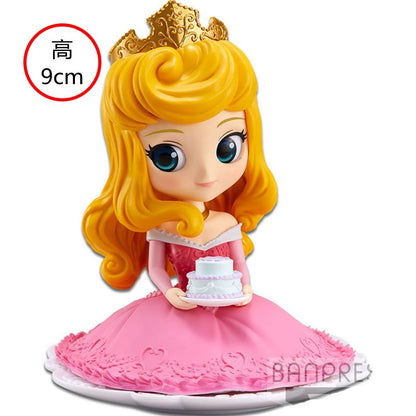 Original Qposket Princesa Disney Gelo e Neve Amor Estranho Elsa Ariel Bela Aurora Branca de Neve Sereia Mulan Boneca de Brinquedo Fofa