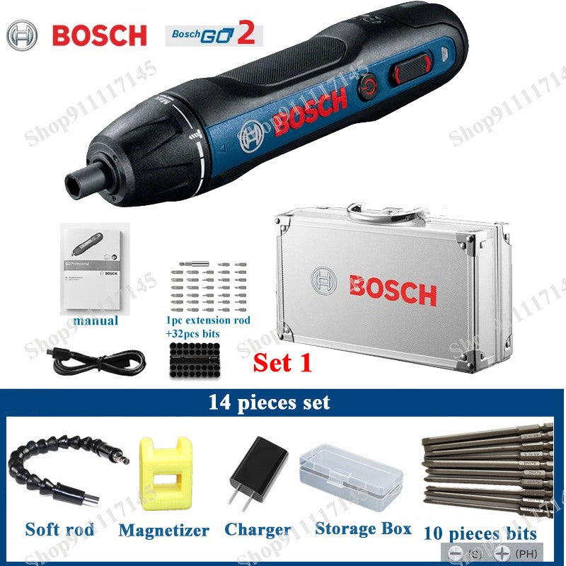 Parafusadeira elétrica sem fio Bosch Go Original 3.6V Recarregável Parafusadeira automática Furadeira Bosch Go 2 Ferramenta elétrica de lote