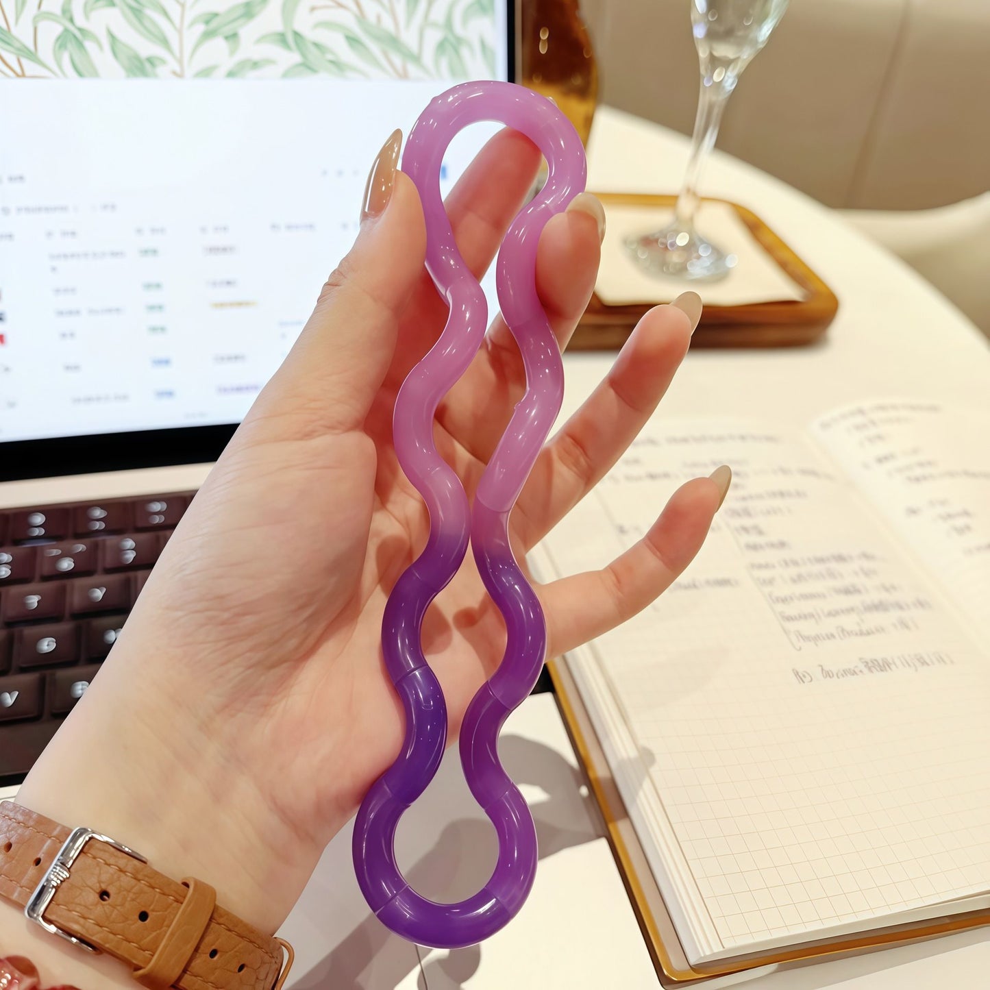 Rotating Twisting Fidget Toys Deformable Rope Educational Tangle Rope Stress Relief Sensory Toy Thinking Training Gifts ?? ????