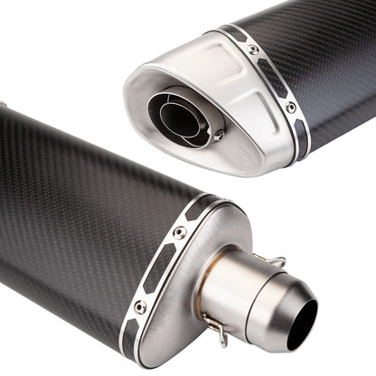 Universal M11 Carbon Muffler 51mm Motorcycle Exhaust with DB Killer For MT09 Street Triumph 765 ZX4R CBR500R GSXR600 XSR700 Z900