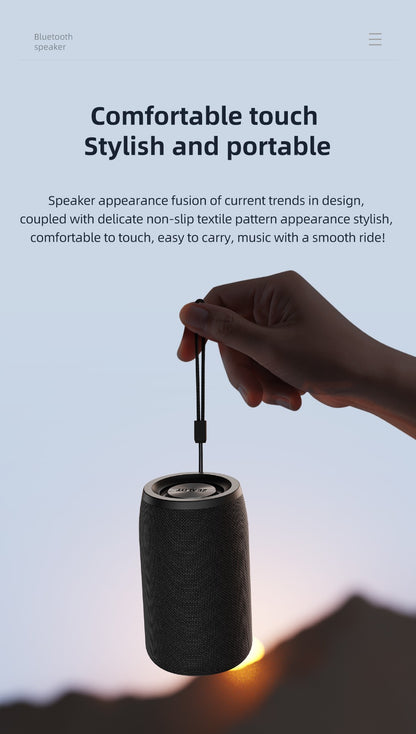 ZEALOT S32 Portable Bluetooth Speaker Mini Wireless HIFI Subwoofer Speaker with fm Radio Column Support TF, TWS, USB Flash Drive
