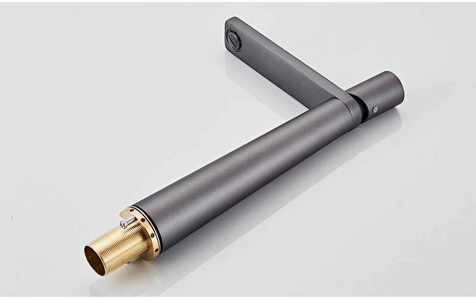 Basin Faucet Brass Bathroom Faucet Mixer Tap Black/Chrome Wash basin Faucet Single Handle Hot and Cold Lavotory Faucet  855921