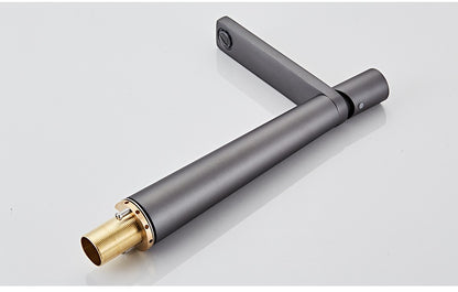 Basin Faucet Brass Bathroom Faucet Mixer Tap Black/Chrome Wash basin Faucet Single Handle Hot and Cold Lavotory Faucet  855921